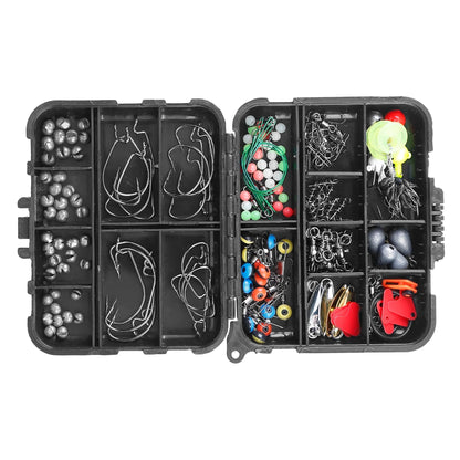 Rottco 188Pcs Fishing Accessory Kit Portable Fishing Set