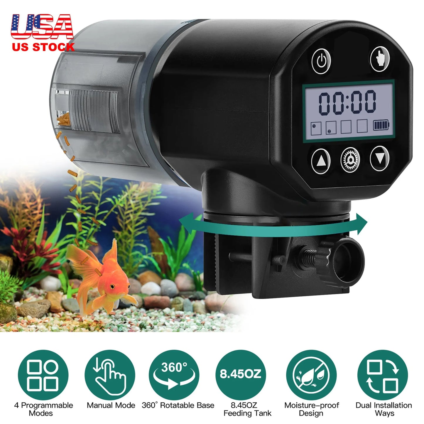 Rottco Automatic Fish Feeder